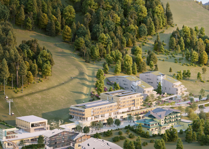 Ihr seht die Außenansicht vom JUFA Hotel Werfenweng .